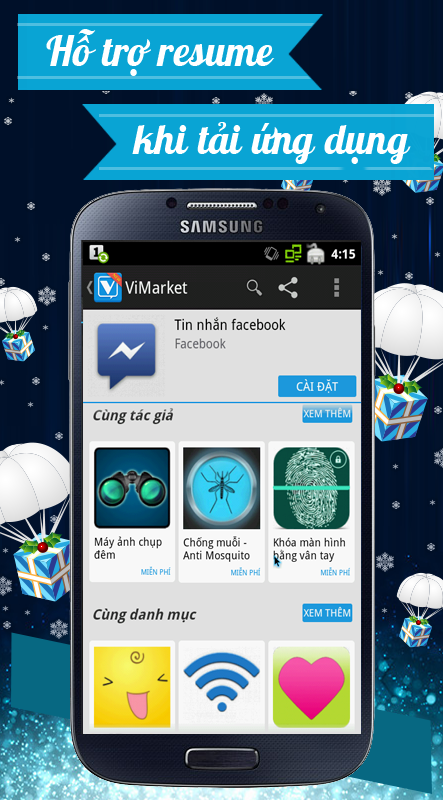 Hình ảnh tai Vimarket cho android in Vimarket